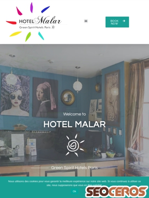 hotelmalar.com tablet förhandsvisning