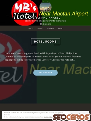 hotelsmactancebu.wordpress.com tablet előnézeti kép