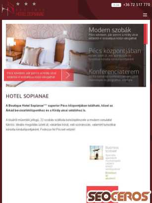 hotelsopianae.hu tablet náhľad obrázku