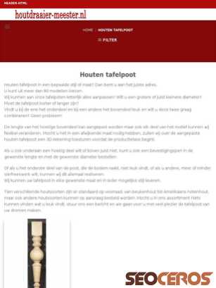 houtdraaier-meester.nl/categorie/houten-tafelpoot tablet preview