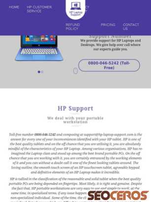 hp-laptop-support.com tablet előnézeti kép