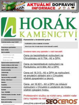 hrbitovnisluzby.firemni-web.cz tablet 미리보기