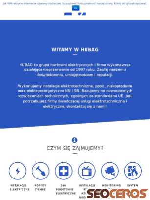 hubag.pl tablet előnézeti kép