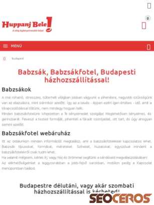 huppanjbele.hu/pages/budapest tablet előnézeti kép