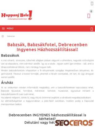 huppanjbele.hu/pages/debrecen tablet förhandsvisning