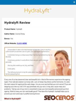 hydralyftreview.com tablet previzualizare