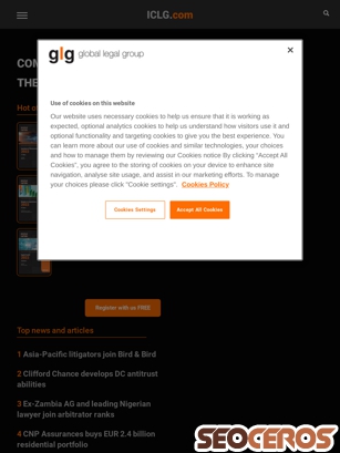 iclg.com tablet obraz podglądowy