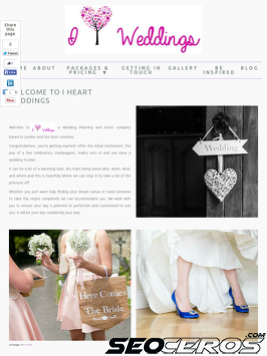 iheartweddings.co.uk tablet preview