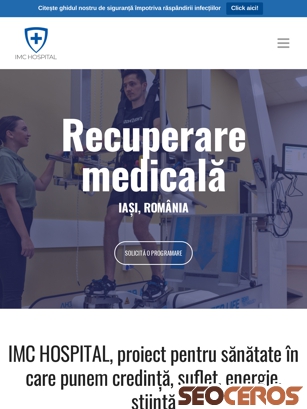 imchospital.ro tablet preview