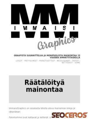 immaisigraphics.com/raataloitya-mainontaa tablet Vorschau