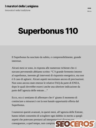 impresaedilespezia.com/superbonus-110 tablet előnézeti kép
