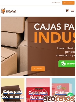 incajas.com tablet previzualizare