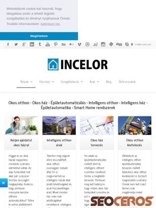 incelor.com tablet preview