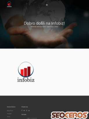 infobiz.rs tablet förhandsvisning
