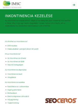inkontinencia-kezelese.hu tablet preview