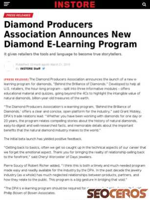 instoremag.com/diamond-producers-association-announces-new-diamond-e-learning- {typen} forhåndsvisning