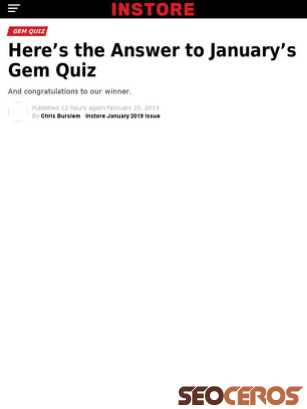 instoremag.com/heres-the-answer-to-januarys-gem-quiz tablet obraz podglądowy