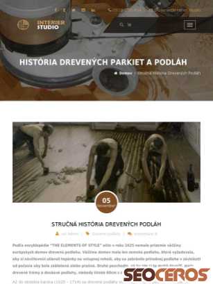 interier.studio/Strucna-historia-drevenych-podlah.html tablet förhandsvisning