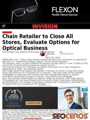 invisionmag.com/chain-retailer-to-close-all-stores-evaluate-options-for-optical-business {typen} forhåndsvisning