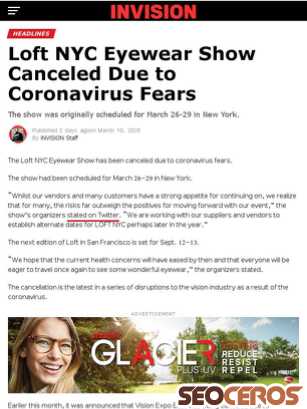 invisionmag.com/loft-nyc-eyewear-show-canceled-due-to-coronavirus-fears tablet preview