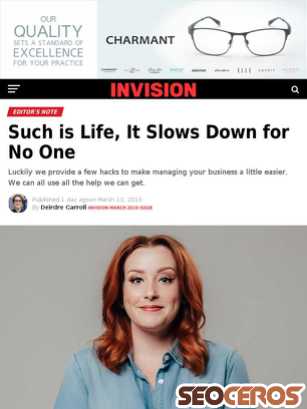 invisionmag.com/such-is-life-it-slows-down-for-no-one tablet prikaz slike