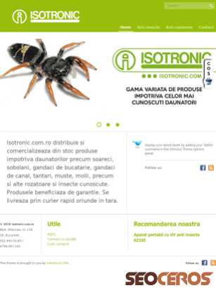isotronic.com.ro tablet Vorschau