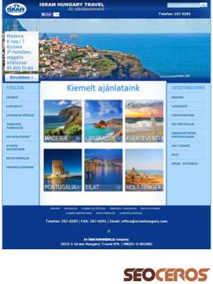 isramhungary.com tablet preview