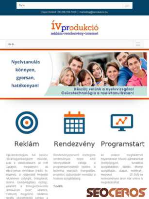 ivprodukcio.hu tablet előnézeti kép