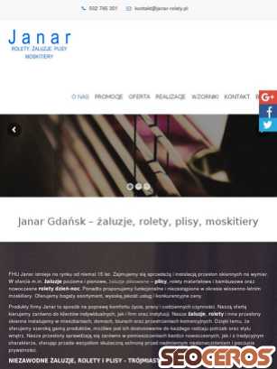 janar-rolety.pl tablet preview