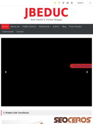 jbeduc.com tablet vista previa