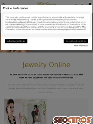 jewelry-stores.net tablet förhandsvisning