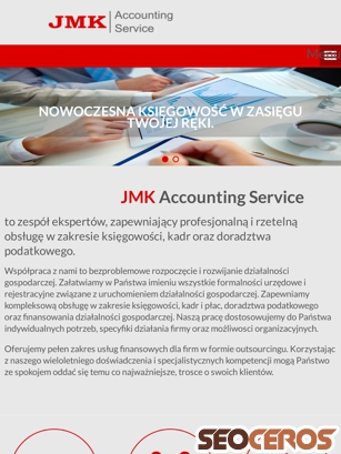 jmkaccounting.pl tablet Vista previa