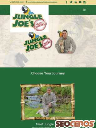 junglejoeswildlifeadventures.com tablet előnézeti kép