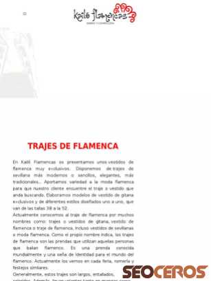 kailoflamencas.es tablet obraz podglądowy