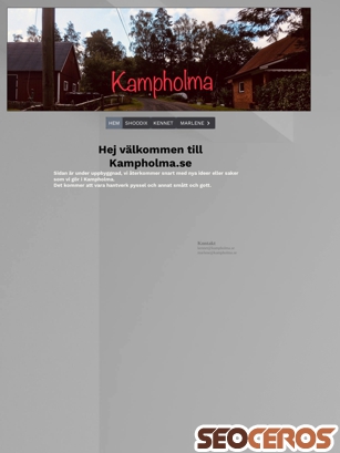 kampholma.se tablet vista previa