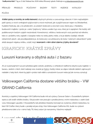 karavany.vyrobce.cz/domu.html tablet Vorschau