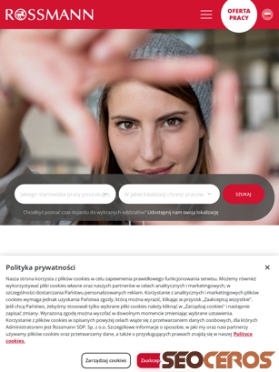 kariera.rossmann.pl tablet förhandsvisning