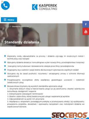kasperekconsulting.pl/standardy-dzialania tablet előnézeti kép