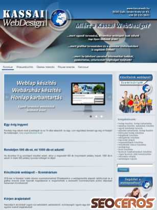 kassaiweb.hu tablet előnézeti kép