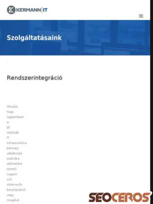 kermannit.hu/services tablet előnézeti kép