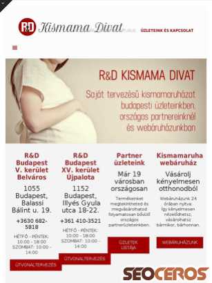 kismama-divat.hu tablet vista previa