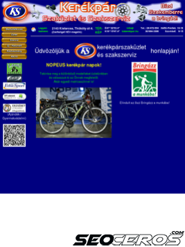kskerekpar.hu tablet előnézeti kép