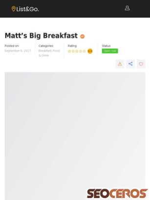 kudazanovu.rs/listing/matts-big-breakfast tablet प्रीव्यू 