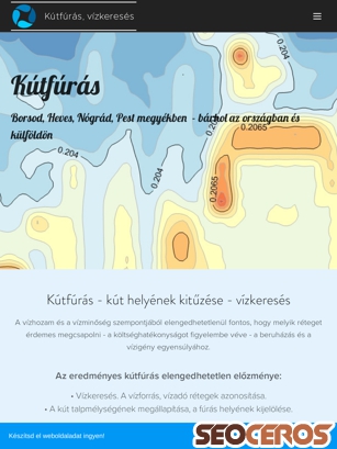 kutfuras-kutfuro.webnode.hu tablet előnézeti kép