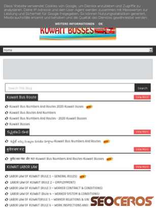 kuwaitbusses.blogspot.com tablet vista previa