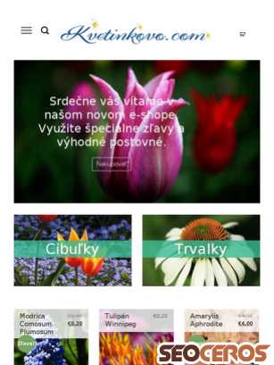 kvetinkovo.com tablet prikaz slike