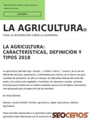 laagricultura.online tablet preview