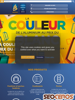 laboutiquedumenuisier.fr tablet preview