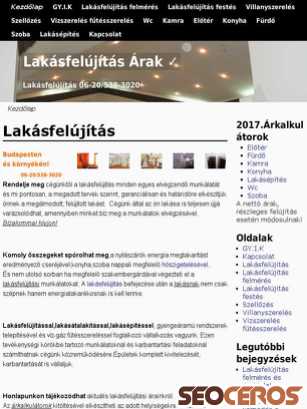 lakasfelujitasarak.com tablet előnézeti kép