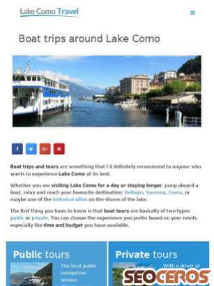 lakecomotravel.com/boat-tours-ferry-lake-como tablet Vista previa